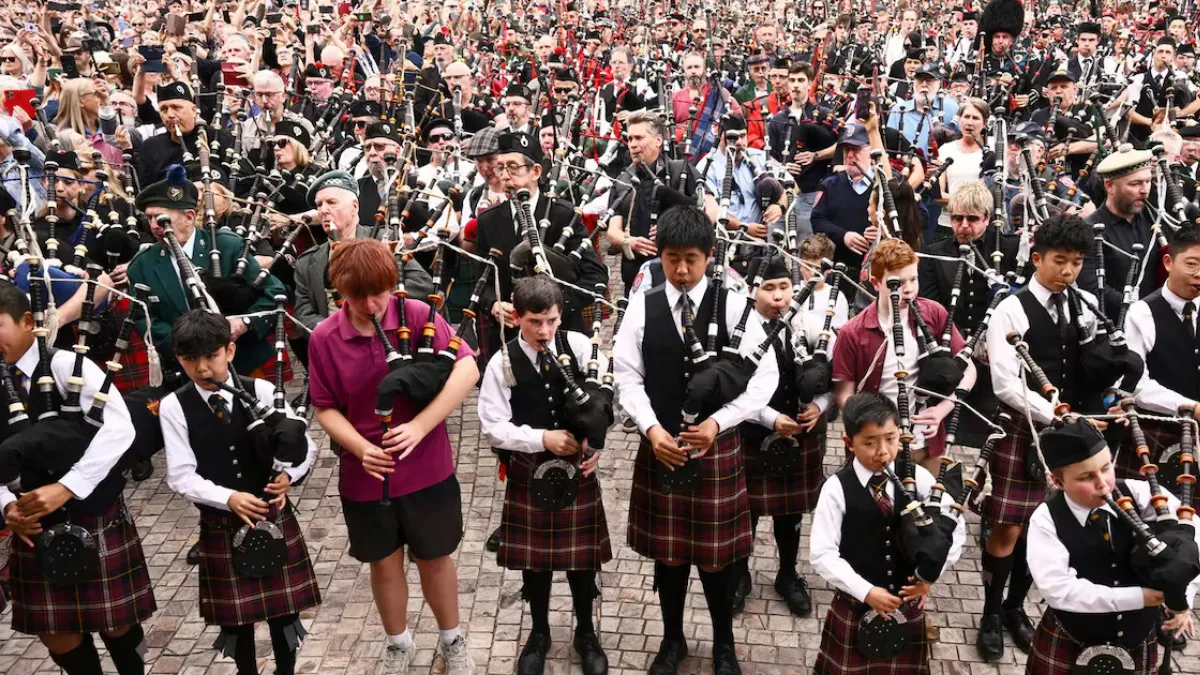 Bagpipes Melbourne World Record