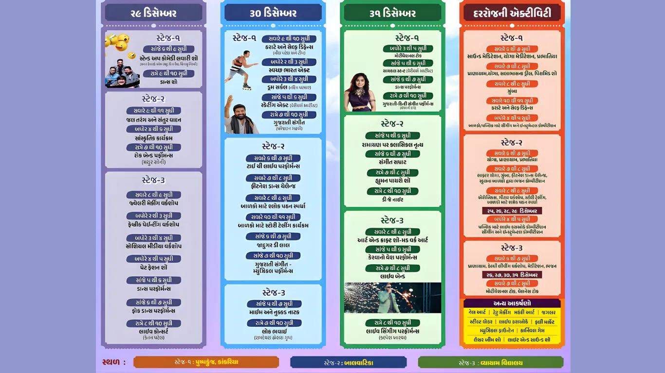 Kankaria Carnival Ticket Price 2025