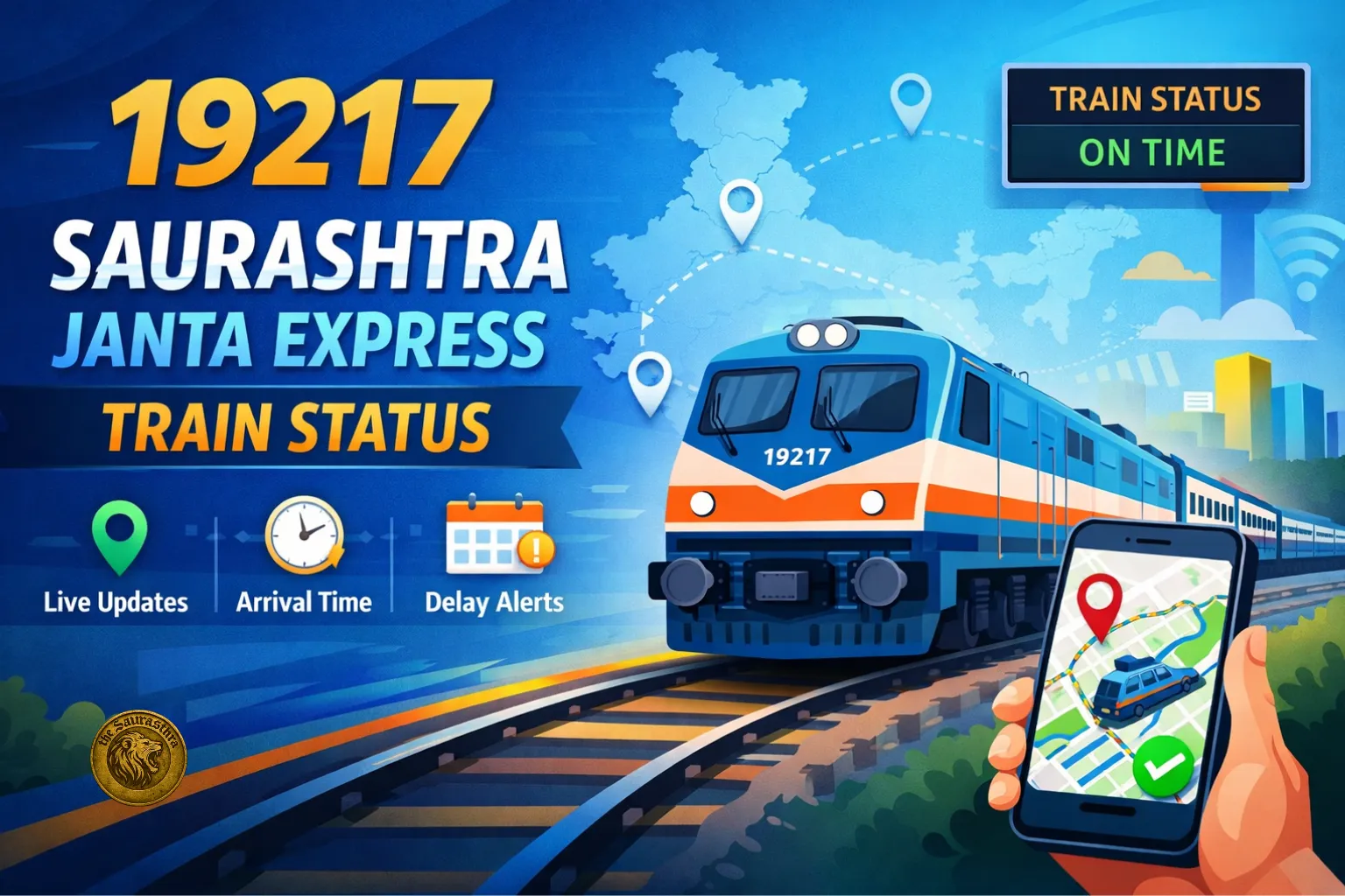19217 Saurashtra Janta Express Train Status