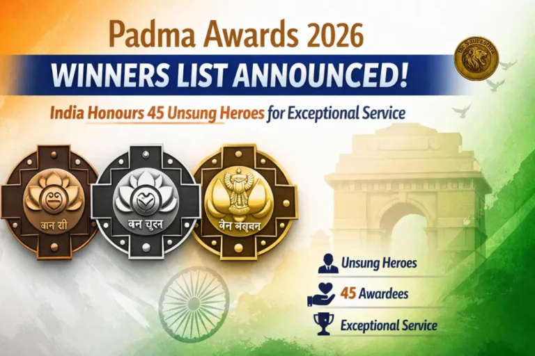 Padma Awards 2026 Winners List