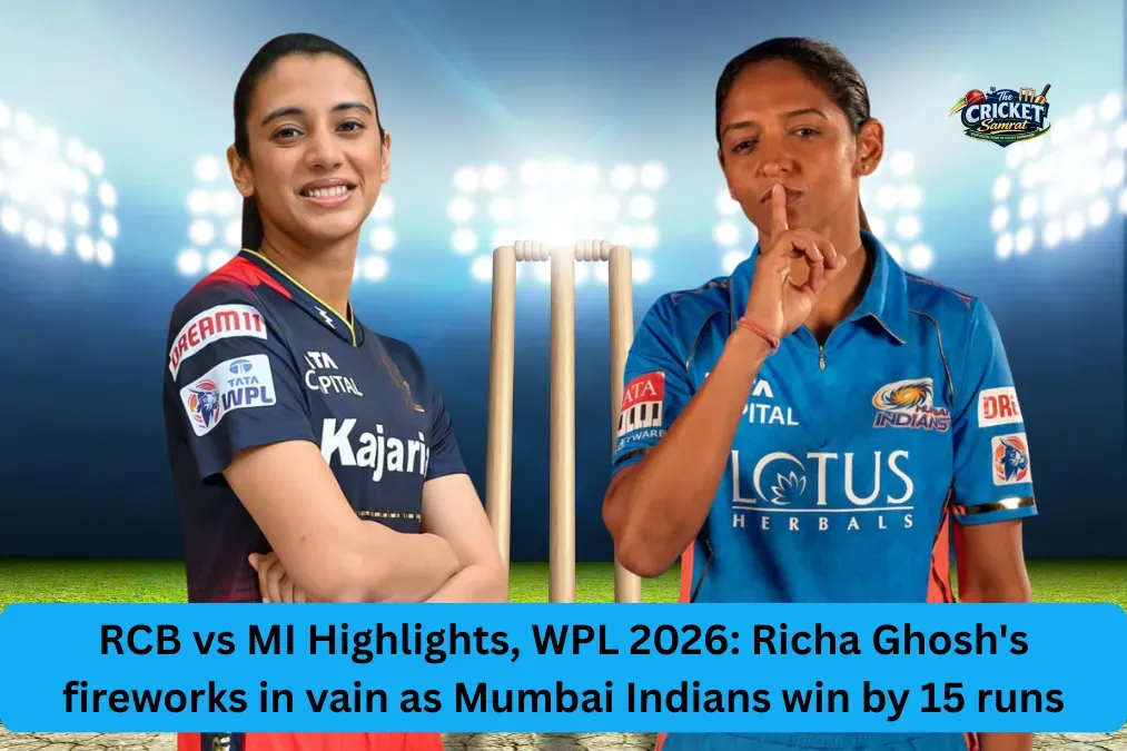 RCB vs MI WPL Scorecard