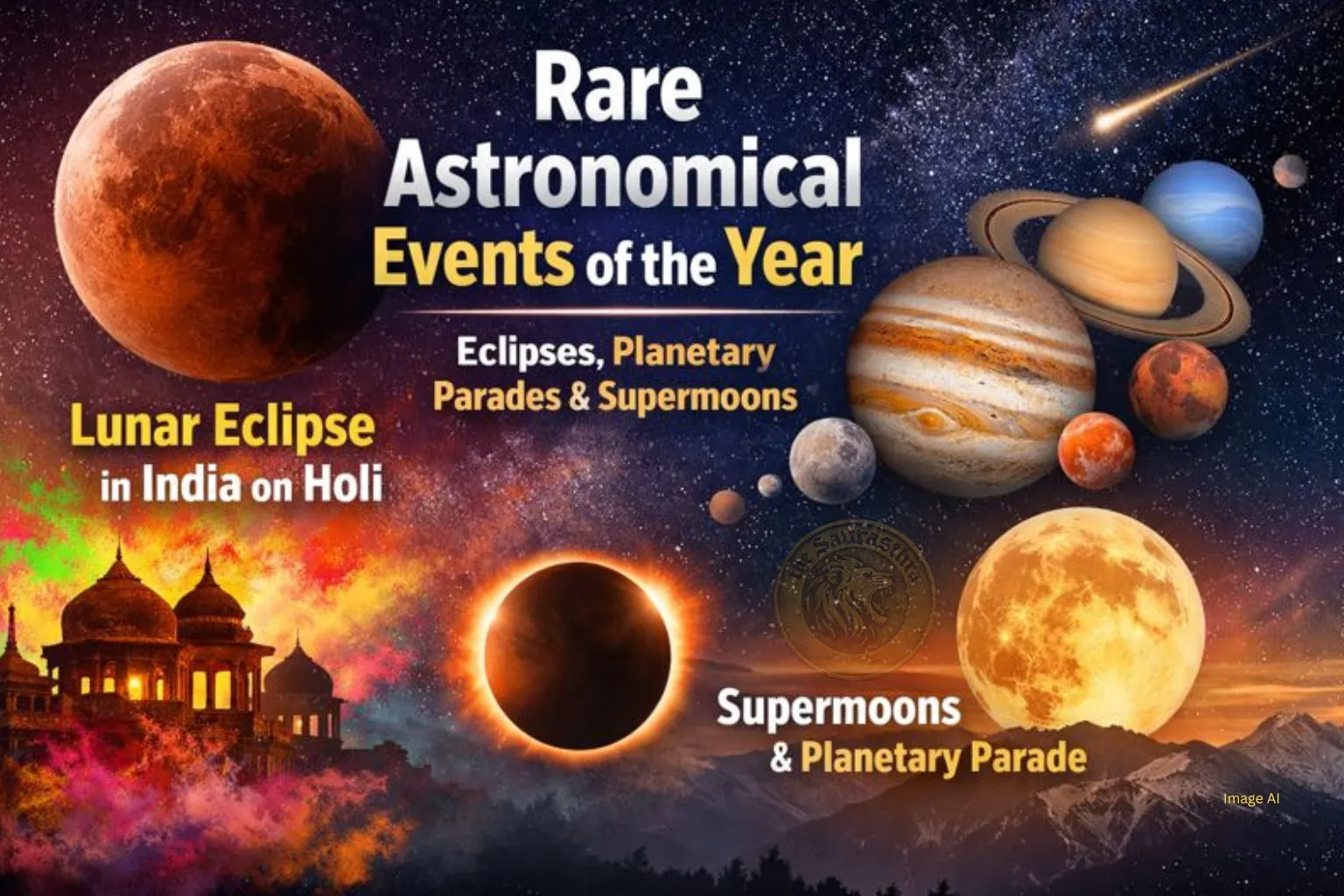 Lunar eclipse in India