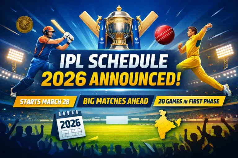 IPL Schedule 2026