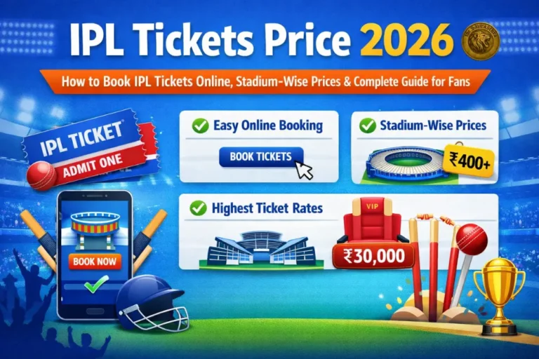 IPL Tickets Price 2026