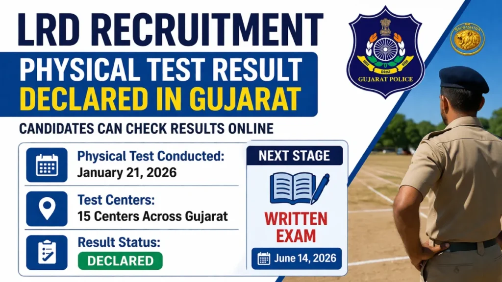 LRD Recruitment Physical Test Result