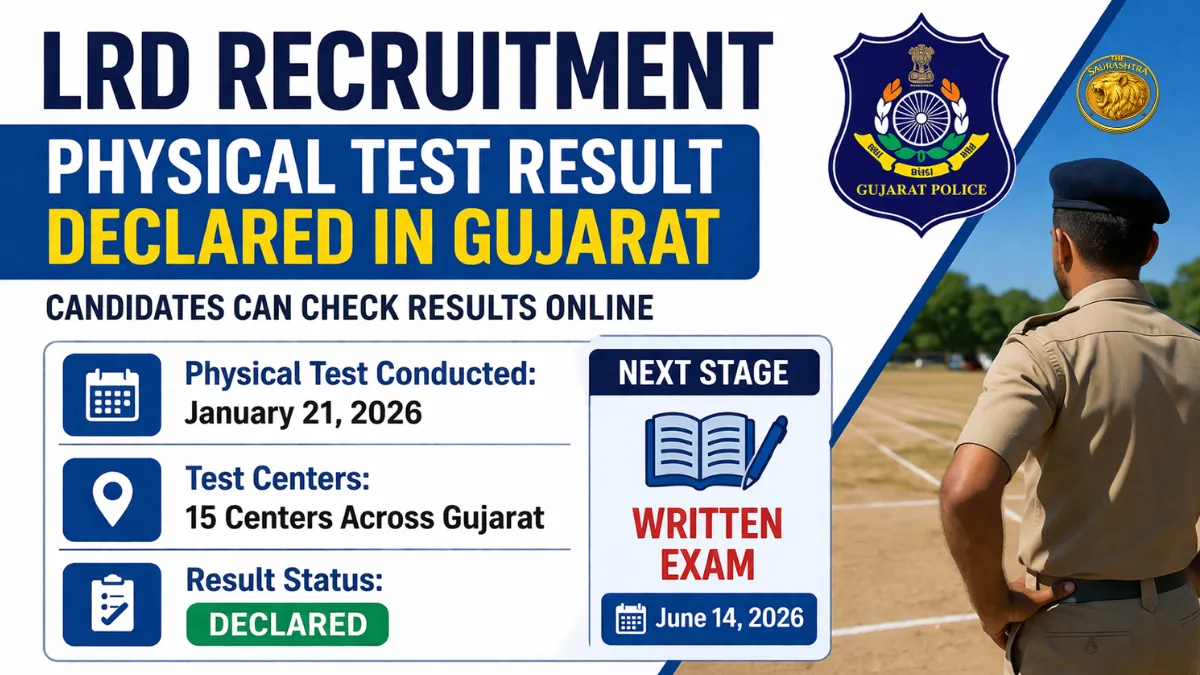 LRD Recruitment Physical Test Result